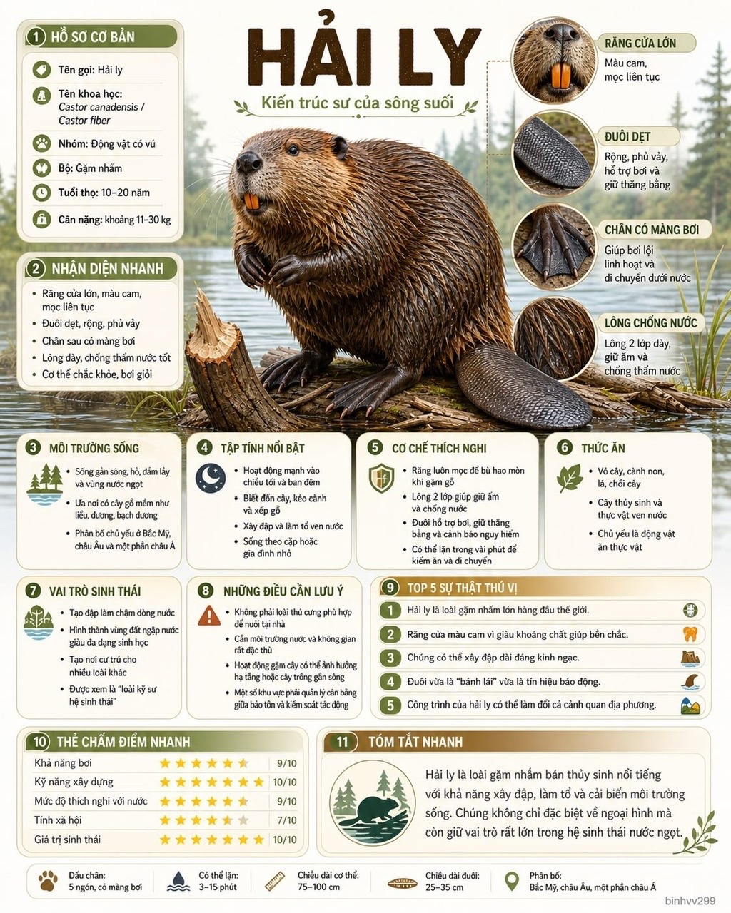 Beavers · Ecosystem engineers